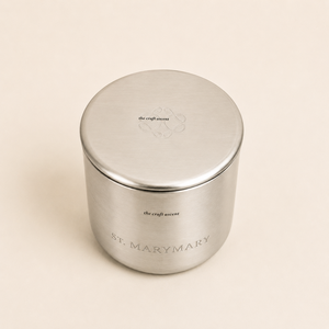 Minimalist Stainless Steel <b>Candle</b> Jars With Lids Wholesale Custom Logo Metal <b>Candle</b> Vessel Brushed Steel Empty Containers - Product Image 5