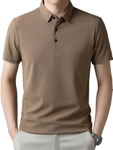 Nouvelle Arrivée Chemise Homme Tricotée Unie Manches Courtes Décontractée Vente en Gros OEM Meilleure Vente Prix Abordable 100% Coton Anti-Plis - Product Image 6