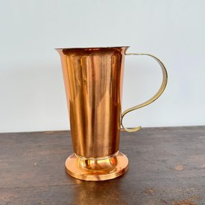 Mug en cuivre massif pour la cuisine et la salle à manger, mug en cuivre pour boire, pour le stockage d'eau détoxifiante, mug en cuivre traditionnel pour l'eau potable - Product Image 4