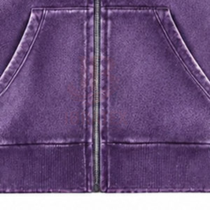 Sweat à capuche masqué surdimensionné personnalisé unisexe streetwear délavé à l'acide, pull cagoule tendance avec logo de marque personnalisé - Product Image 6