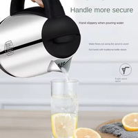 SKD – Bouilloire électrique sans fil en acier inoxydable de qualité alimentaire, 1500W, arrêt automatique, capacité 2L, température réglable, pour l'extérieur – Vente en gros