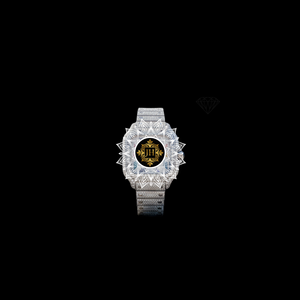 Excellent Quality Luxury Moissanite Diamond Quartz Watch Men Stainless Steel Strap Mechanical Movement Business <b>Wristwatch</b> - Product Image 1