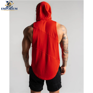 New Arrival Comfortable Best Supplier Latest Style 2026 Wholesale Rate <b>One</b> Solid Red Color OEM ODM Service Sleeveless <b>Hoodies</b> - Product Image 3
