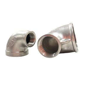 ข้อต่อเหล็กกล้าไร้สนิม 90 องศา ประสิทธิภาพสูง ลดขนาดเกลียว ผลิตด้วยเทคนิคการหล่อหลากหลาย พร้อมโลโก้สั่งทำพิเศษ บรรจุภัณฑ์เรียบเนียน - Product Image 4