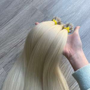 Couleur de cheveux vietnamiens 1001 Remy Hair Nano Ring Extensions Blonde Kératine Droite Européenne Micro Perles Cheveux - Product Image 1