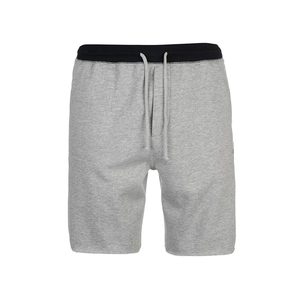 2026 Men's Gray Cotton Bermuda Shorts With Drawstring Waist Casual Breathable Knitted Sport Style Mid Rise Shorts For Sale - Product Image 1