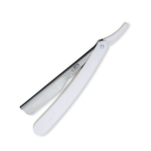 Rasoir manuel classique HRTS pour hommes, lame unique en acier inoxydable, couteau de rasage de sécurité, outil jetable pour la coiffure - Product Image 5