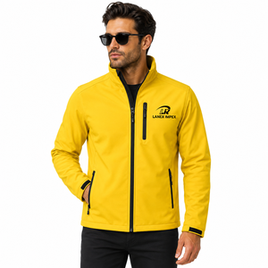 Veste Softshell Homme Personnalisée Imperméable Coupe-Vent pour Travaux Extérieurs – Fabricant OEM/ODM, Marque Privée, Uniforme d'Entreprise, Vente en Gros - Product Image 1