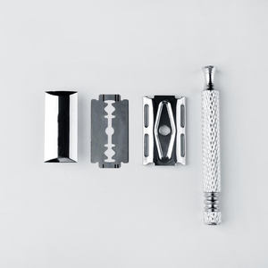 Rasoir de sécurité papillon à lame affûtée, vis réglable, rasoir professionnel pour hommes en acier inoxydable, OEM - Product Image 4