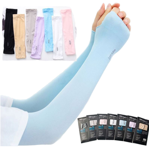 OEM 2026 Vente en gros Lot de 2 manchons de bras respirants pour le sport, protection solaire UV, couvre-mains rafraîchissants, unisexe, pour la course, la pêche, le cyclisme - Product Image 6