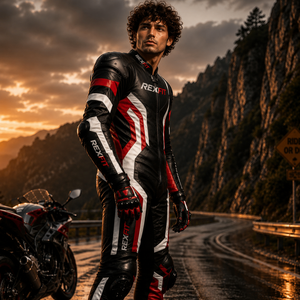 Traje de Motociclismo de Invierno con Impresión Personalizada, Armadura CE Protectora, Ropa de Motocross, % Poliéster, REXFIT Sports - Product Image 2