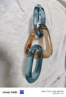 Hochwertige Transparente Harz-Wandkette mit Modernem Blumenmuster, Handgefertigte Volkskunst, Waschbares Wandregal, H a CRAFT Wohndekor