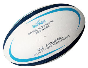 Balón de Rugby Personalizado Hecho de Caucho Sintético Diseñado para Entrenamiento y Partidos de Club con Alto Rendimiento de Agarre y Juego Regular - Product Image 3
