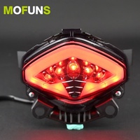 Luz Trasera LED MOFUNS con Indicador para Motocicleta CBR500R 2013-2015, Certificación E-mark, Material ABS+PC, Lente Ahumada/Transparente
