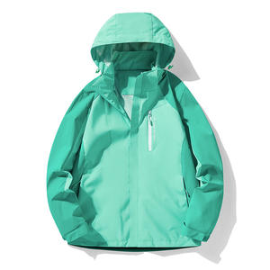 Chaqueta Impermeable para Hombre, Cortavientos Ligero con Capucha para Uso Diario Informal - Product Image 3