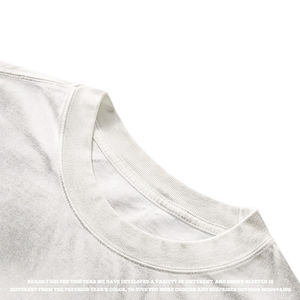 เสื้อยืดโอเวอร์ไซส์ชาย แขนสั้น คอเต่า ผ้าโพลีเอสเตอร์ผสมคอตตอน 280GSM พิมพ์ลายแบบวอช ทรงยาว สวมใส่สบายๆ - Product Image 6