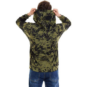 Sudadera con capucha de algodón 100% personalizada ODM, de gran tamaño, transpirable, de invierno, para hombre, con estampado de jungla, de alta calidad, estilo urbano, a precio mayorista. - Product Image 6