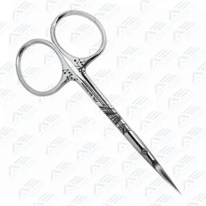 Tijeras para cutículas afiladas extra finas, hoja curva de acero inoxidable para recorte de precisión, accesorio de belleza y herramienta de manicura - Product Image 2