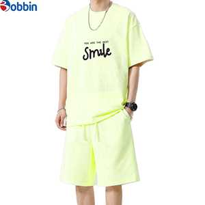 BOBBIN INDUSTRIES Conjunto de Camiseta y Pantalones Deportivos Unisex de Felpa, Estilo Urbano, para Verano - Product Image 6