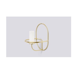 Porte-bougie en métal design, structure artistique unique pour les intérieurs modernes, décoration de table, éclairage d'appoint - Product Image 1