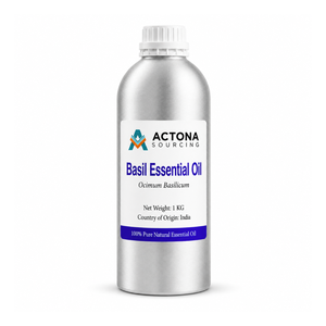 Huile essentielle de basilic (Ocimum Basilicum) 100% pure, qualité cosmétique, distillée à la vapeur, pour produits de soins personnels, vente en gros, meilleure qualité - Product Image 1