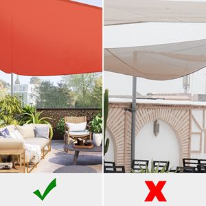 Tenda Parasole a Vela Triangolare Rossa a Forma di Anguria 25' x 25' x 25' Categoria Prodotti Piatti e Stoviglie - Product Image 4