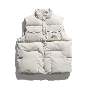 Chalecos Acolchados Personalizados para Adolescentes, Ropa Urbana, Sin Mangas, Impermeables, Resistentes al Viento, Mezcla de Poliéster/Nailon, Directo de Fábrica - Product Image 2