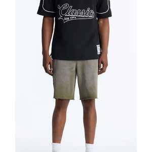 Shorts en jean Y2K décontractés et respirants en toile patchwork bleu pour hommes et femmes, style streetwear, avec motifs graphiques de dessins animés, tricotés, amples, camouflage, hip-hop - Product Image 2
