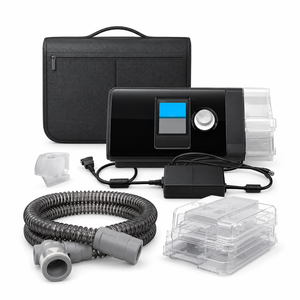 Appareil CPAP AirSense 10 avec humidificateur, tuyau, étui de transport et kit d'accessoires pour la thérapie respiratoire de l'apnée du sommeil - Product Image 1