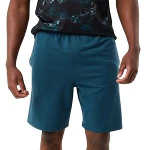 กางเกงขาสั้นผ้าฝ้ายเฟรนช์เทอร์รี่เนื้อนุ่มพิเศษ ระบายอากาศได้ดี แห้งเร็ว คุณภาพสูง สำหรับผู้ชาย ใช้ได้ทั้งในบ้านและนอกบ้าน ลายเรียบ สวมใส่สบาย เหมาะสำหรับวิ่ง - Product Image 1