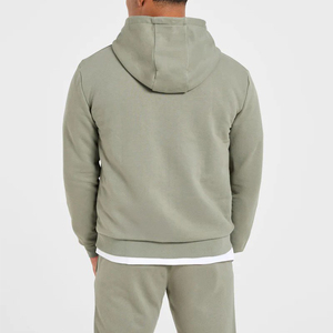 Sweat-shirt à capuche léger pour homme, coupe régulière, avec fermeture éclair frontale et cordon de serrage réglable, personnalisable avec logo, vente en gros, meilleure vente, haute qualité - Product Image 3