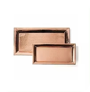 Bandeja Rectangular de Madera de Acacia Natural, Hecha a Mano en India, Bandejas para Servir Comida, Última Bandeja Rectangular de Madera para Servir - Product Image 5