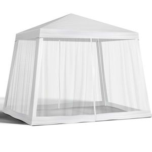 Carpa para Bodas y Fiestas de 8x8 Pies con Diseño de Malla para Eventos al Aire Libre - Product Image 1