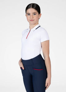 Camiseta Interior para Montar a Caballo para Niños, Tejido Elástico Suave, Ropa para Entrenamiento y Eventos, Transpirable, Personalizable - Product Image 2