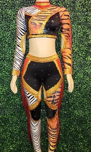 ชุดเชียร์ลีดเดอร์ NFL คุณภาพสูงแบบสั่งทำพิเศษสำหรับทีมออเบิร์น ผ้า 220 กรัม ชุดเชียร์ลีดเดอร์ทีมเบียร์ส ลดราคา - Product Image 4