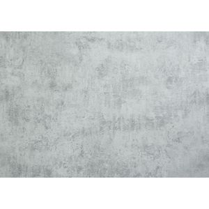 Tavolo da Pranzo Rettangolare Contemporaneo 60 Pollici per Cucina e Sala da Pranzo, Laminato Grigio con Metallo Cromato, Stile Moderno - Product Image 3