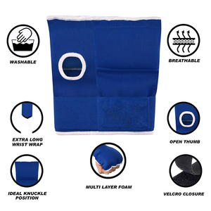 Vendas para manos elásticas con acolchado de gel interior para un ajuste cómodo, con tejido de malla transpirable - Product Image 6