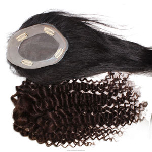 Hermoso peluquín de cabello humano rizado 9x6 asiático, atado a mano, 100% cabello humano, peluquín de cabello humano virgen europeo para mujeres - Product Image 2