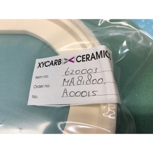 XYCARB <b>CERAMICS</b> 620003 <b>CERAMIC</b> FOCUS <b>RING</b> D-SHAPE - Trusted Global Legacy Semiconductor Equipment and Parts at - Product Image 3