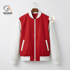 Chaqueta bomber moderna urbana con mangas en contraste Delta Sigma Sorority |   Chaqueta Frontal Estilo Preppy de Color Sólido, Invernal, Ecológica, Transpirable y de Forro Polar - Product Image 3