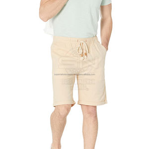 Best Selling Men's Casual Canvas <b>Shorts</b> Quick <b>Dry</b> & Breathable With Customizable Logo Design and Solid Pattern - Product Image 3