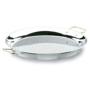 Padella per Paella Valenciana 18 Pollici in Acciaio Inossidabile con Manici per Cucina all'Aperto - Product Image 1