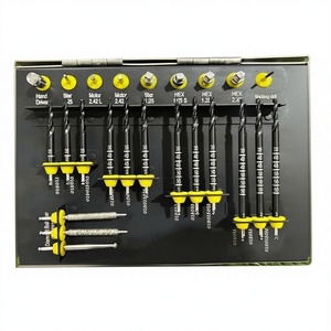 Kit Quirúrgico Manual de Implantes Dentales de 26 Piezas, Juego de Instrumentos de Implantes de Acero Inoxidable para Cirugía Dental e Implantes - Product Image 1