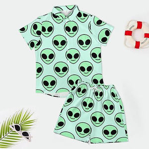 ชุดเสื้อยืดและกางเกงขาสั้นลำลองสำหรับผู้ชายคุณภาพสูงระดับมืออาชีพ ผ้าถักระบายอากาศ แห้งเร็ว ลายพิมพ์ดีไซน์พิเศษ รับสกรีนโลโก้ - Product Image 4