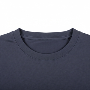 Camisetas Lisas de Algodón 100% para Hombre con Logotipo Personalizado, Venta al por Mayor, Transpirables, Corte Regular, Cuello Redondo, Antiarrugas, Secado Rápido, para Entrenamiento - Product Image 4