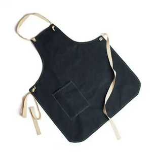 Tablier de travail unisexe en coton avec poches, respirant, blanc, détectable par les détecteurs de métaux, pour chef, boucher, travailleur du métal, alimentation - Product Image 2