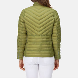 OEM Factory Prices Women's Customized Heated Eco-Friendly <b>Quilted</b> Puffer Coat Jacket Nylon Lining Waterproof Breathable Casual - Product Image 3