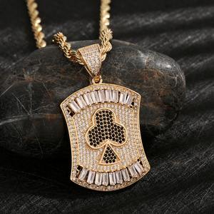 Colgante de Hip Hop de Moda, Chapado en Oro de 14K, Colgante Personalizado de Latón, Collar de Joyería Exquisita, Colgante de Lujo - Product Image 1