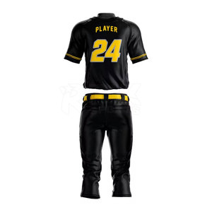 Tenue de baseball, vêtements de sport pour le baseball, tissu doux, vêtements d'entraînement confortables, nouveau style de design, uniforme de baseball - Product Image 2
