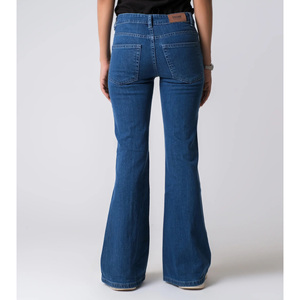 Jeans de Mezclilla Modernos de Pierna Ancha para Mujer, Fabricante Mayorista de Moda en Mezclilla - Product Image 6